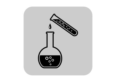 laboratuvar cam simgesi 