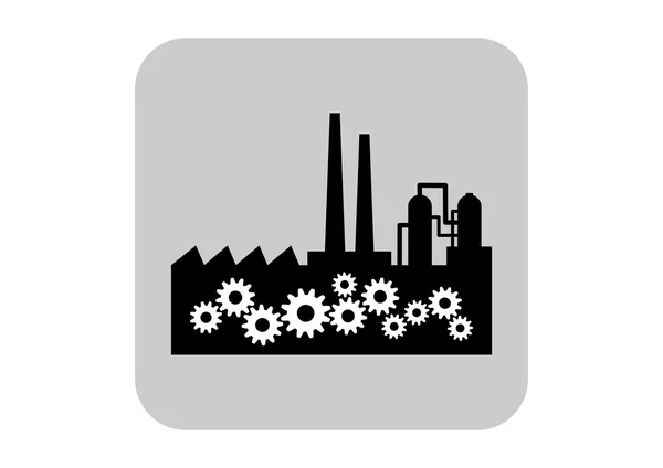 Factory vector icon — Stock Vector