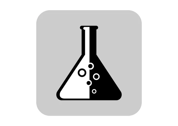 Laboratorní sklo ikona — Stockový vektor