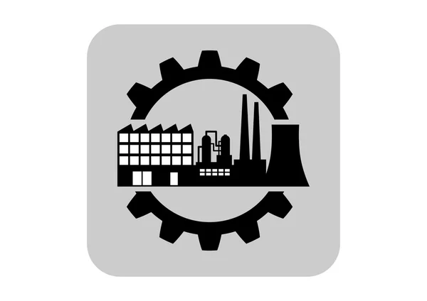 Icona vettoriale industriale — Vettoriale Stock
