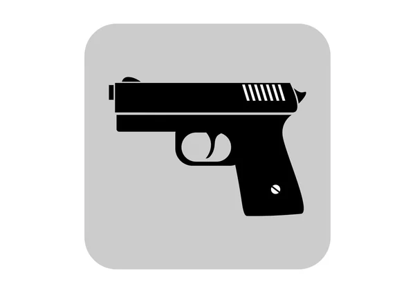 Gun vector icon — Stock Vector