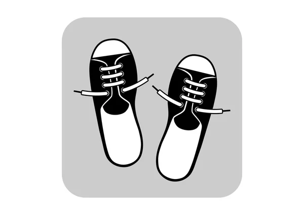 Schuhe Vektor-Symbol — Stockvektor