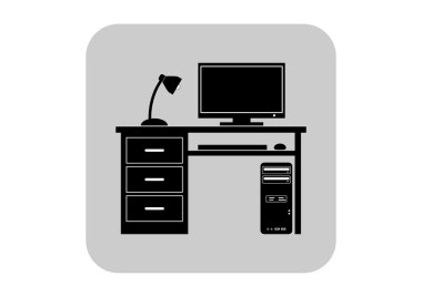 bilgisayar vektör simgesi