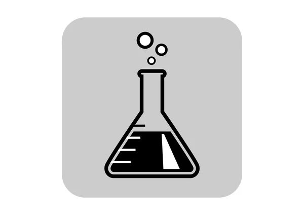 Laboratorní sklo ikona — Stockový vektor