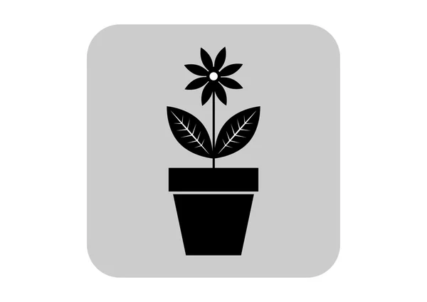 Flower vector icon — Stock Vector