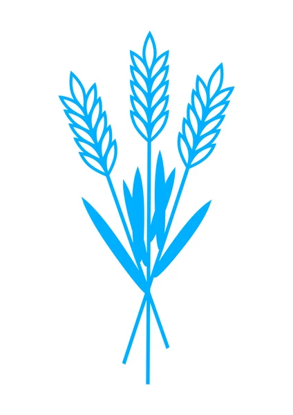 白い背景の上の穀物のアイコン — ストックベクタ
