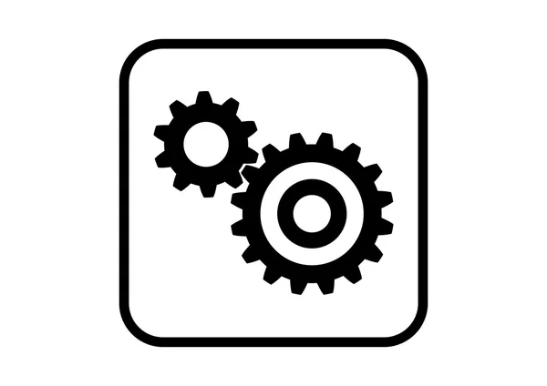 Industrial icon on white background — Stock Vector