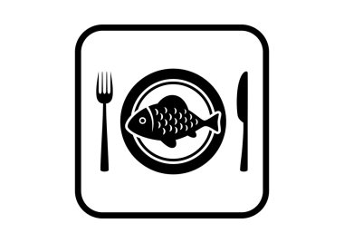 Porselen tabak balık