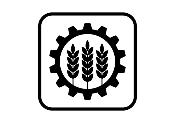 Icono de vector industrial sobre fondo blanco — Archivo Imágenes Vectoriales