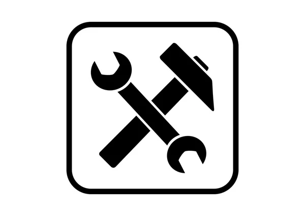 Industriële vector pictogram op witte achtergrond — Stockvector