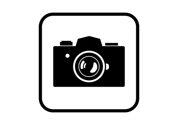 Camera vector icon on white background — Stock Vector