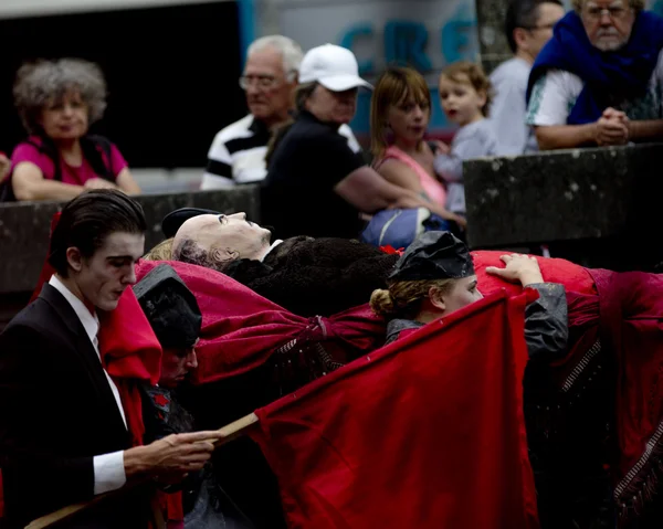 Tristezza al funerale di Lenin . — Foto Stock