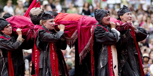 Show over de begrafenis van Lenin. — Stockfoto