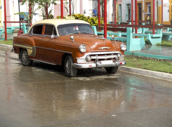 Vintage taxi. — Stock Photo, Image