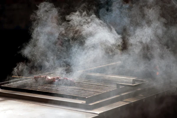Shish kebab on grill — Stock Photo, Image