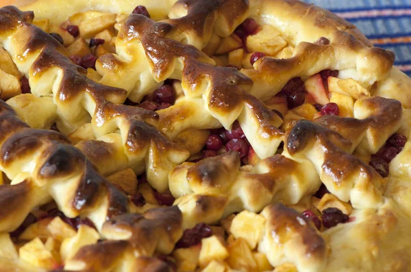 Homemade apple pie close up — Stock Photo, Image