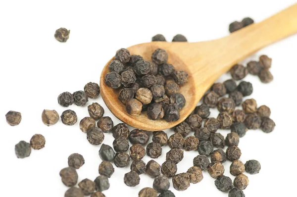 beyaz üzerine karabiber