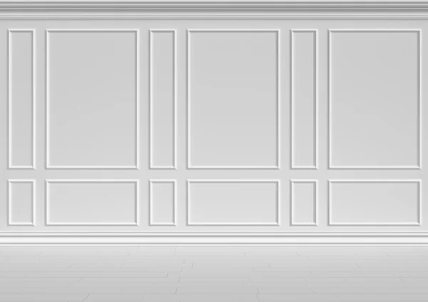 Branco de parede em estilo clássico — Fotografia de Stock