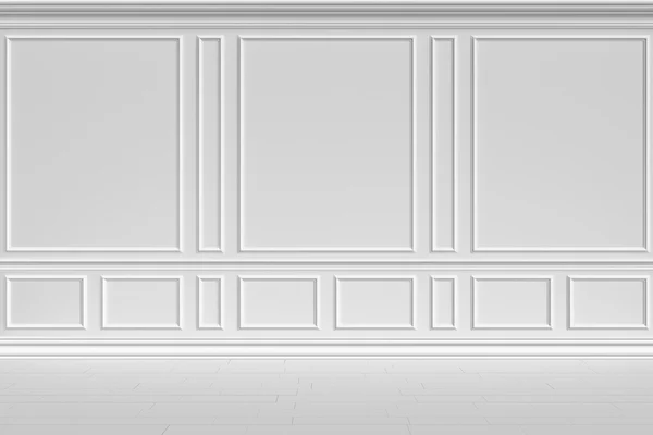 Blanc de mur dans un style classique Image En Vente