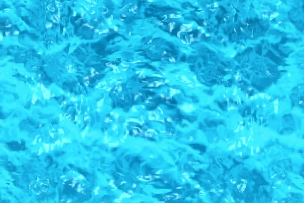 Surface ridée bleu de l’eau dans la piscine — Photo