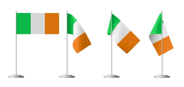 Bandeira de mesa pequena da Irlanda — Fotografia de Stock