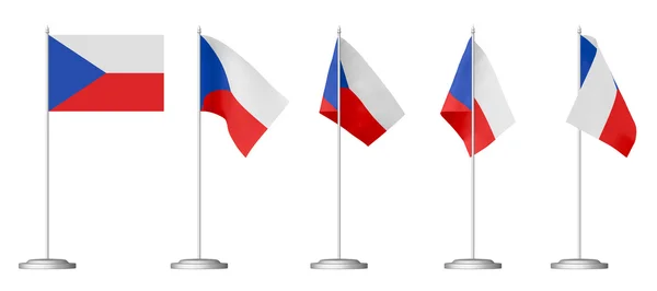 Small table flag of Czech Republic — Stock Photo, Image