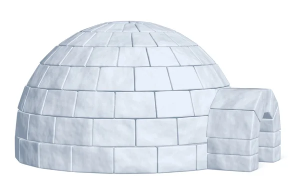 Nevera Igloo en vista lateral blanco — Foto de Stock