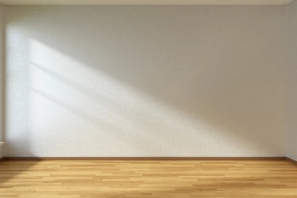 Empty room with parquet floor — Stock Photo, Image