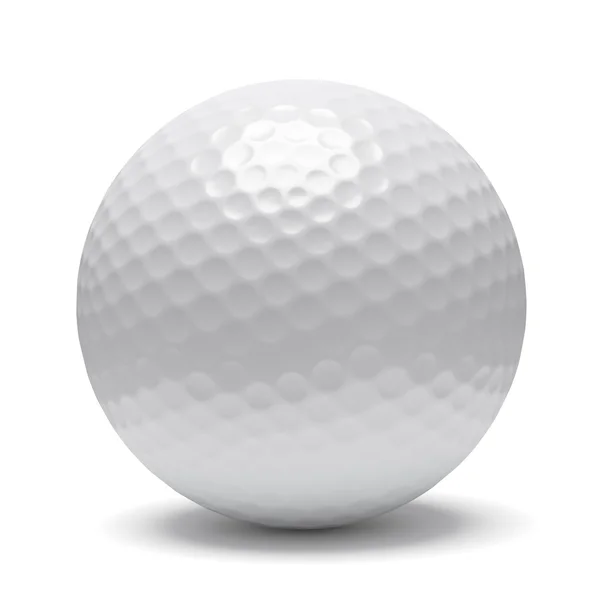 Golf ball with shadow — Stock Photo, Image