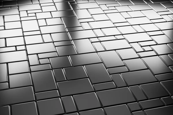 Industrial steel flooring diagonal view — Stok Foto