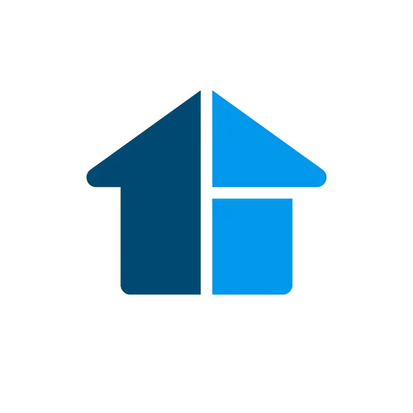 Icono Logotipo Diseño Casa Símbolo Abstracto Casa — Archivo Imágenes Vectoriales