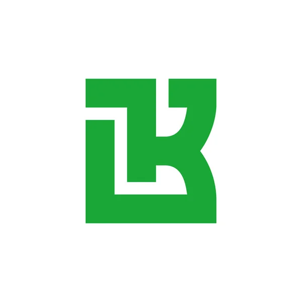 Buchstabe Logo Design Vorlage Abstraktes Alphabet Symbol Einfache Typografie Illustration — Stockvektor
