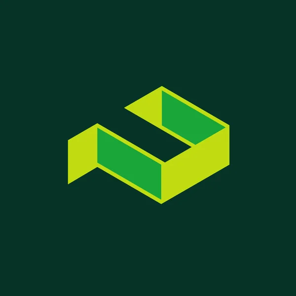 Buchstabe Logo Icon Design Modernes Logomark Symbol — Stockvektor