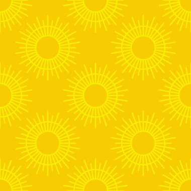 Güneşsiz desen, soyut güneş patlaması arka plan, bohem ya da İskandinav konsepti - Vektör