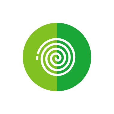 Sivrisinek bobini ikonu tasarımı, sivrisinek savar logosu, sivrisinek kovucu tütsü.