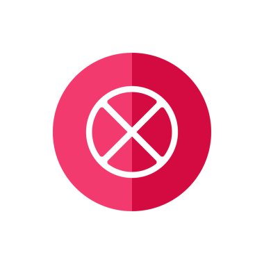 X harfi logo tasarımı, durdurma simgesi yok, simge silme veya iptal etme, çapraz işaret vektörü
