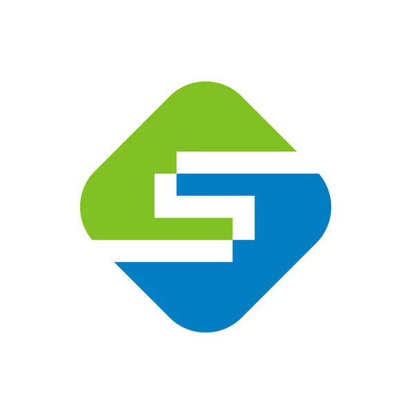 Kreative Buchstabe Logo Design Vorlage Einfacher Logotyp Vektor — Stockvektor