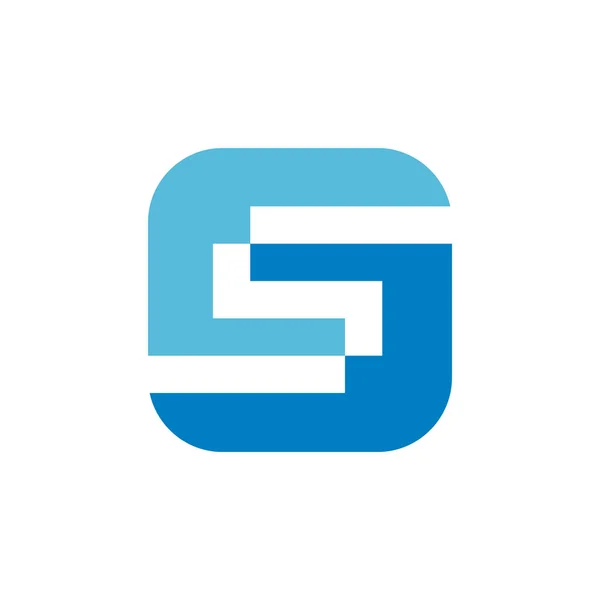 Buchstabe Logo Design Vorlagen Elemente Digitale Technologie Konzept Illustration — Stockvektor