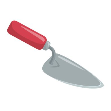 İnşaat malası klip sanatı, duvar taşı vektörü, inşaat el aleti illüstrasyonu