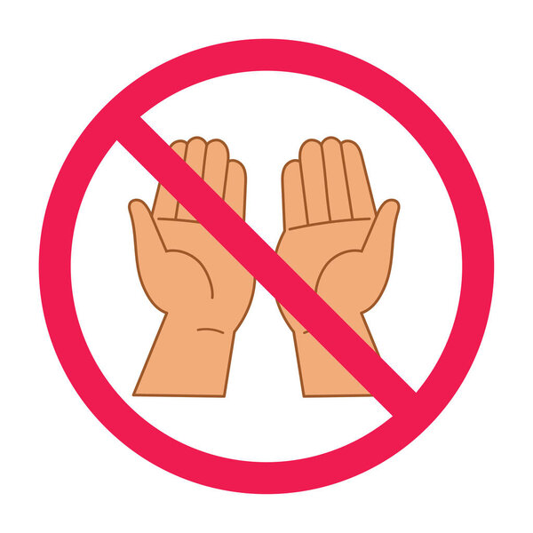 Wrong ways to pray vector illustration, mistakes when praying, ineffective way of praying, common mistake made in prayer, flat vector image