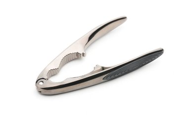 Tutcracker, soyutlanmış beyaz bir grupta fındık maşası.