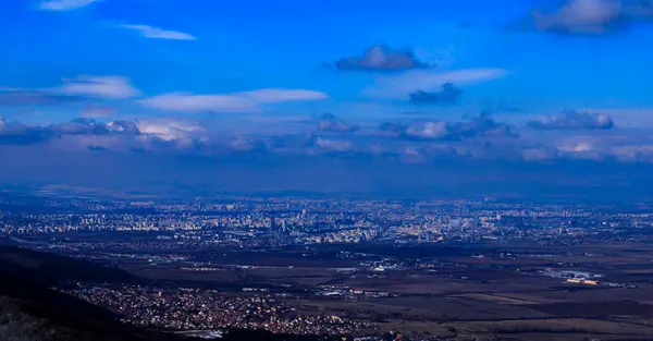 Winter Uitzicht Lozen Mountain Bulgarije — Stockfoto