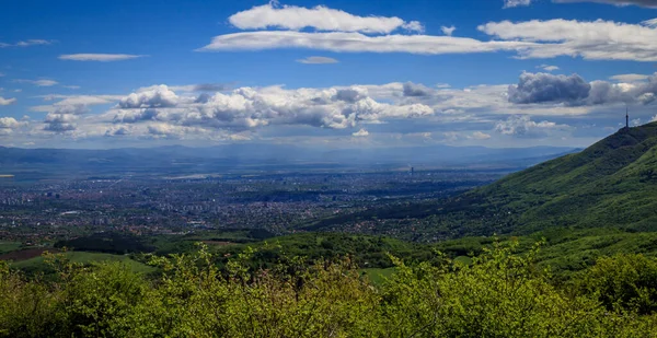 Uitzicht Vanaf Lyulin Berg Bulgarije — Stockfoto