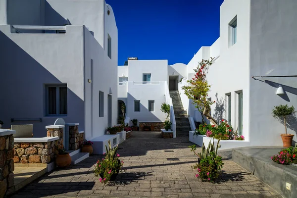 Santorini Oficialmente Thira Thera Grego Clássico Uma Ilha Sul Mar — Fotografia de Stock