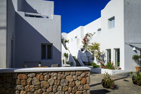 Santorini Oficialmente Thira Thera Grego Clássico Uma Ilha Sul Mar — Fotografia de Stock