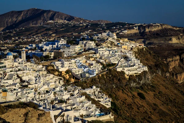 Santorini Ufficialmente Thira Classica Thera Greca Isola Nel Mar Egeo — Foto Stock