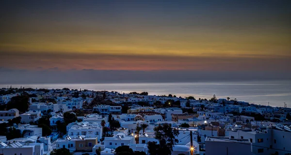 Santorini Officiellt Thira Och Klassiska Grekiska Thera Södra Egeiska Havet — Stockfoto