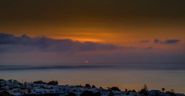 Santorin Officiellement Thira Thera Grecque Classique Est Une Île Dans — Photo