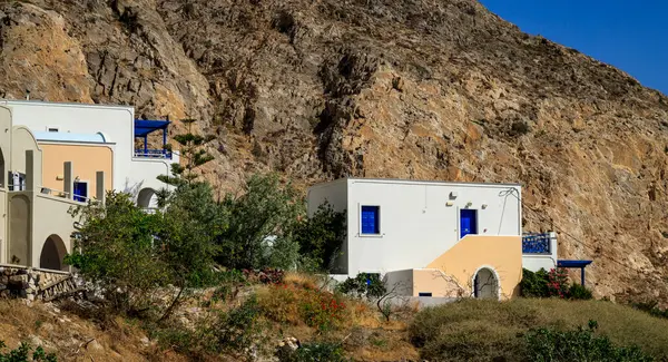 Santorini Oficialmente Thira Thera Grego Clássico Uma Ilha Sul Mar — Fotografia de Stock