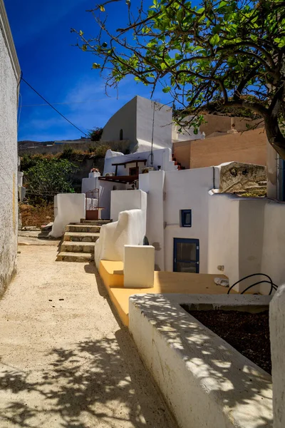 Santorini Oficialmente Thira Thera Grego Clássico Uma Ilha Sul Mar — Fotografia de Stock